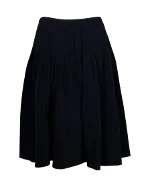 Black Polyester Prada Skirt