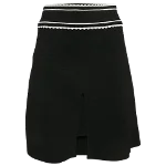 Black Fabric Sandro Skirt