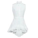 White Fabric Alexander McQueen Dress