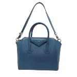 Blue Leather Givenchy Antigona