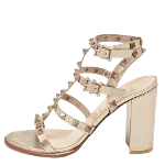 Beige Leather Valentino Sandals