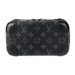 Black Leather Louis Vuitton Horizon