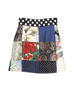 Multicolor Cotton Dolce & Gabbana Skirt