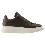 Brown Leather Alexander McQueen Sneakers