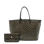 Black Canvas Goyard Tote