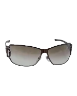 Brown Plastic Gucci Sunglasses