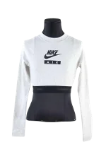 Grey Cotton Nike Top