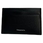 Black Leather Tiffany & Co. Wallet