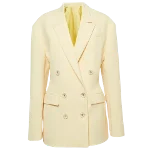 Yellow Fabric The Attico Blazer