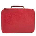 Red Leather Gucci Briefcase