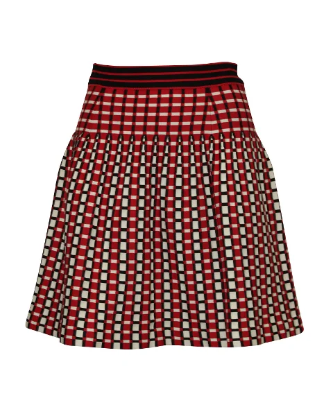 Red Other Prada Skirt