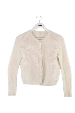 White Fabric Des petits hauts Sweater