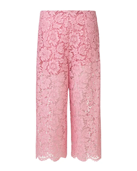 Pink Fabric Valentino Pants