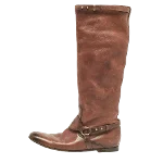 Brown Leather Gucci Boots