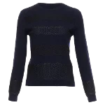 Navy Cashmere Giambattista Valli Sweater