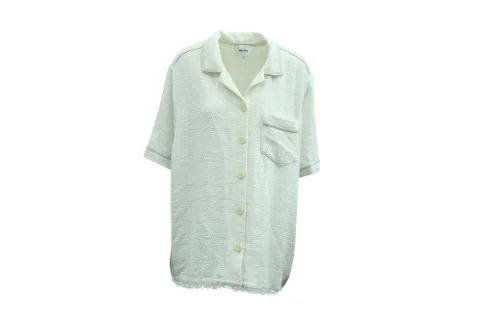 White Cotton Nanushka Shirt