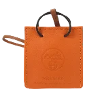 Orange Leather Hermès Charm