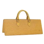 Yellow Leather Louis Vuitton Triangle Sac