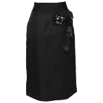 Black Silk Dolce & Gabbana Skirt