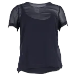 Navy Silk Max Mara Top