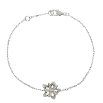 Silver White Gold Van Cleef and Arpels Bracelet