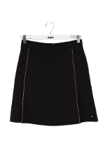 Black Polyester Tommy Hilfiger Skirt