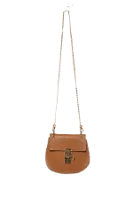 Brown Leather Chloé Crossbody Bag