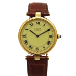 Gold Metal Cartier Watch