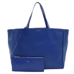 Blue Leather Yves Saint Laurent Tote