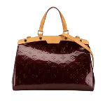 Burgundy Leather Louis Vuitton Brea