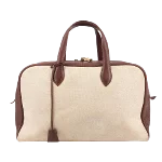 Beige Leather Hermès Victoria