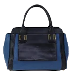 Blue Leather Chloé Handbag