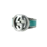 Green Metal Gucci Ring