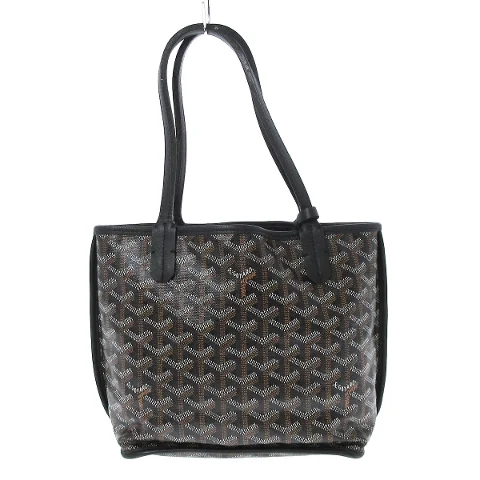 Black Polyester Goyard Handbag