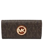 Brown Coated canvas Michael Kors Wallet