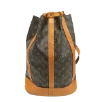 Brown Canvas Louis Vuitton Backpack