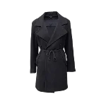 Black Wool Ann Demeulemeester Coat