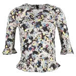 Multicolor Silk Erdem Top