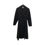 Black Canvas Bottega Veneta Coat