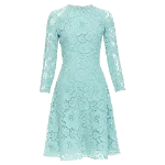 Green Cotton Oscar de la Renta Dress