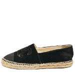 Black Velvet Chanel Espadrilles