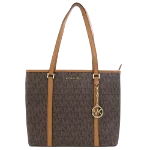 Brown Canvas Michael Kors Shoulder Bag