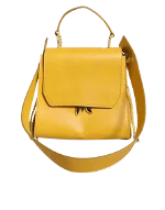 Yellow Leather Patrizia Pepe Handbag