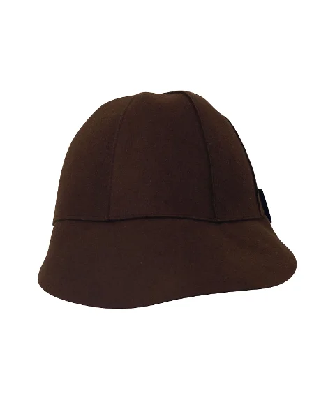 Brown Fur Miu Miu Hat