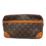 Brown Fabric Louis Vuitton Compiegne