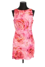 Pink Viscose Rouje Dress