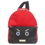 Red Leather Fendi Backpack