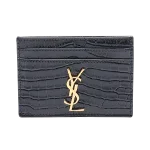 Black Leather Saint Laurent Case