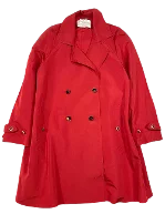 Red Silk Chanel Coat