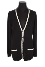 Black Cotton Ralph Lauren Cardigan